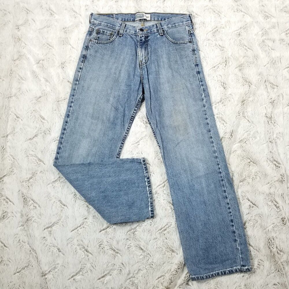 Levis Signature Jeans Mens 32×30 Blue Straight Medium Wash Denim